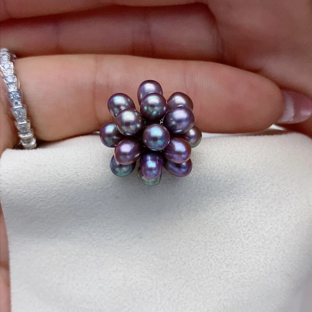 【闪购商品】淡水珍珠戒指未镶嵌天*