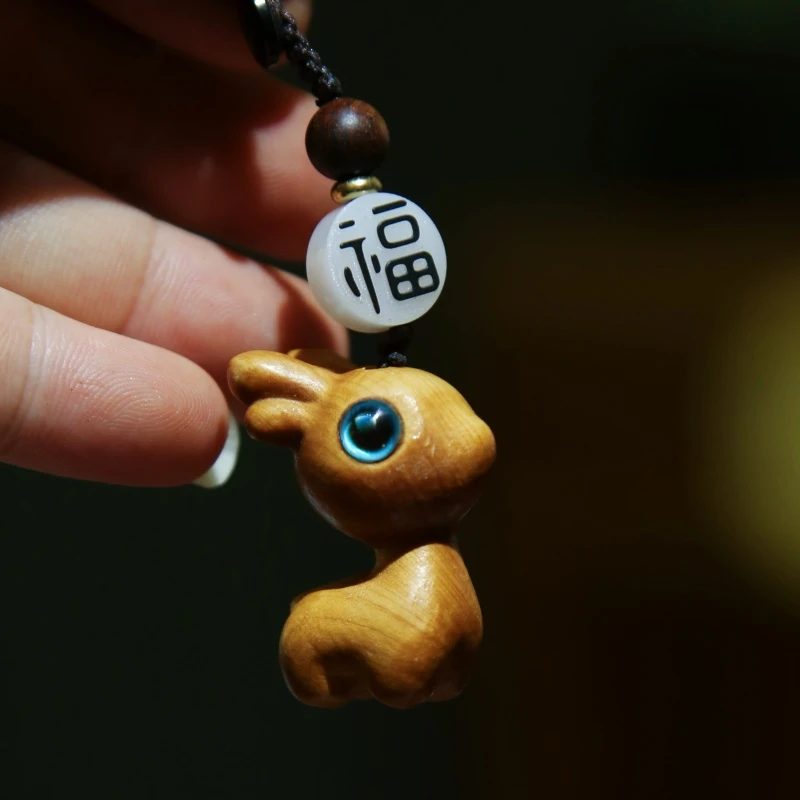 【德玉诚】崖柏小鹿/崖柏木雕刻挂件手把件摆件手工艺品雕塑礼品