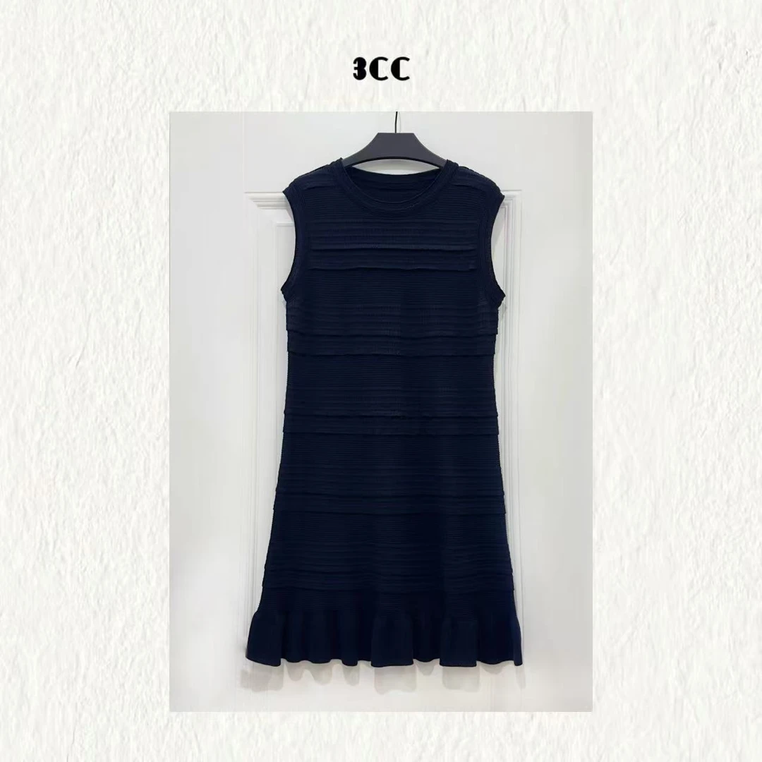 3CC【巴黎序幕】进口斯托尔机织48支32.6绵羊毛重工连衣裙女89226