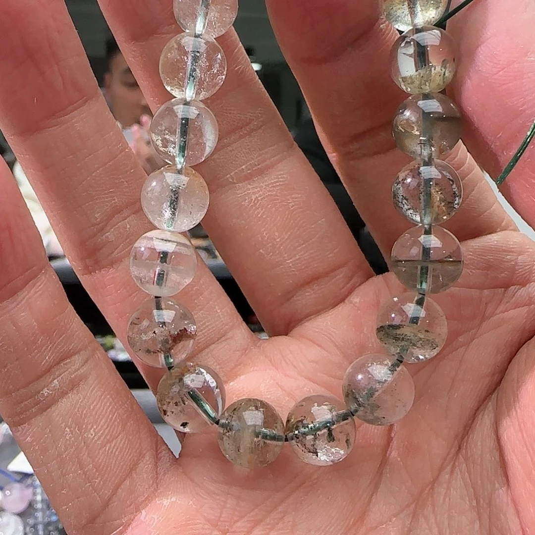 水晶手链未镶嵌爆***栗幽灵