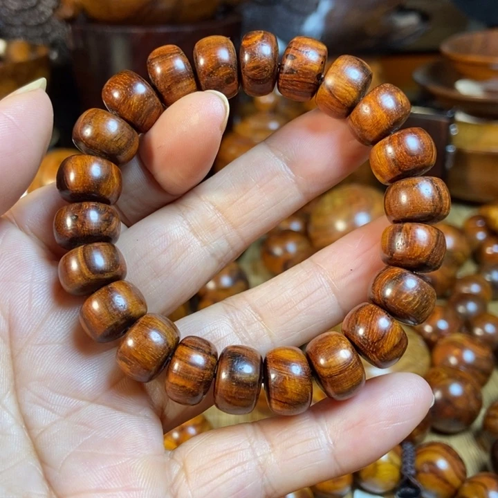 黄花梨/降香黄檀海南黄花梨算盘珠尺寸9*13