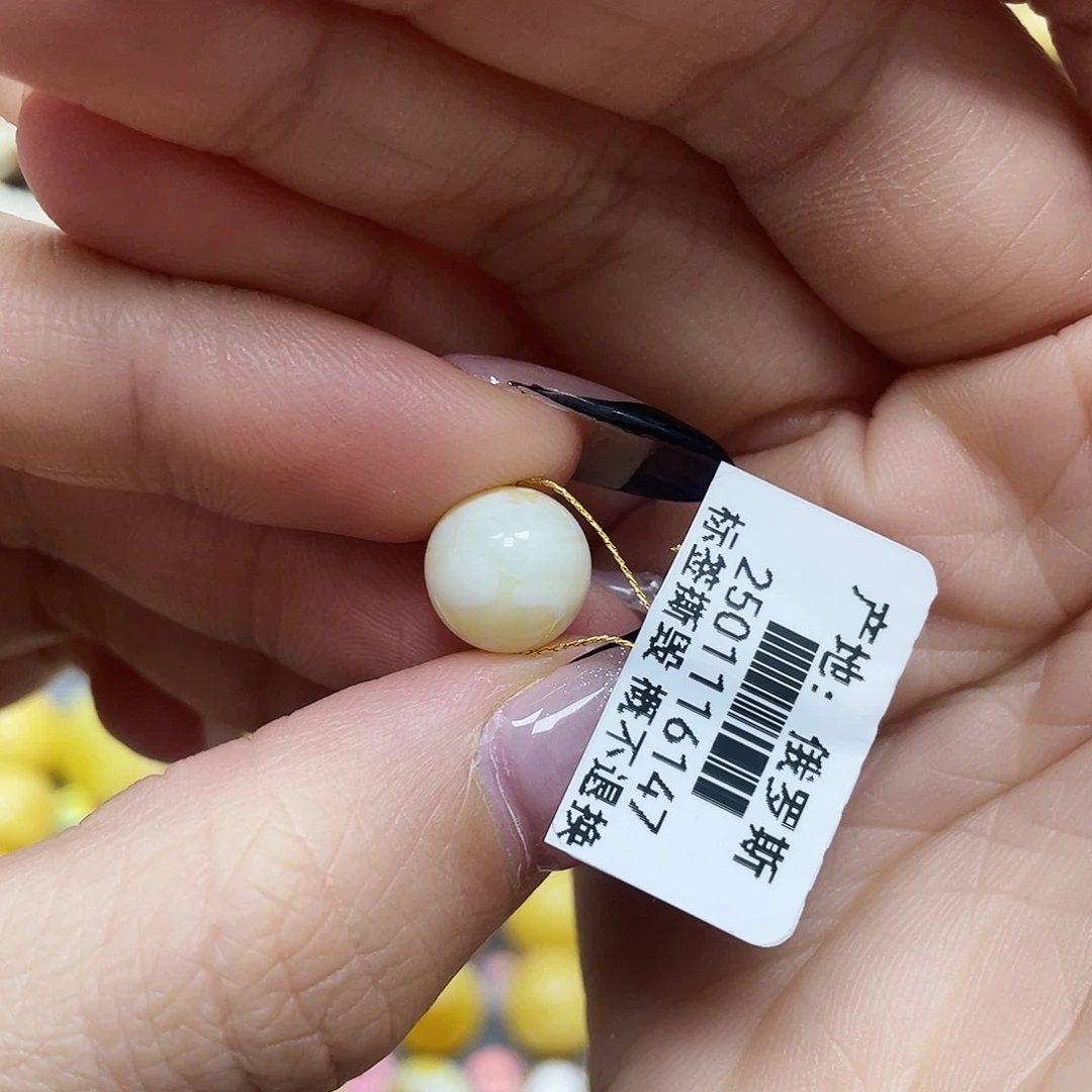 琥珀珠宝奇石未镶嵌福**孩10.2mm福利款