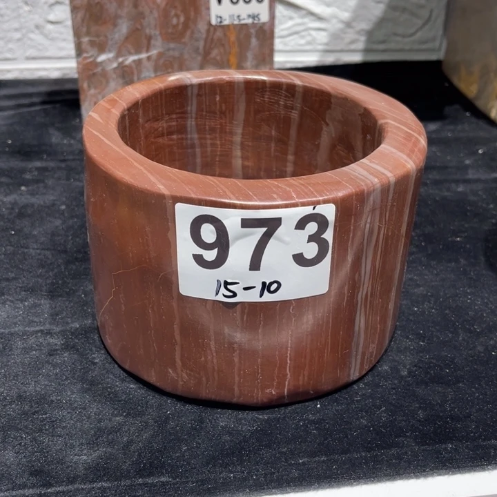 小***程紫砂玉化花盆花盆红色