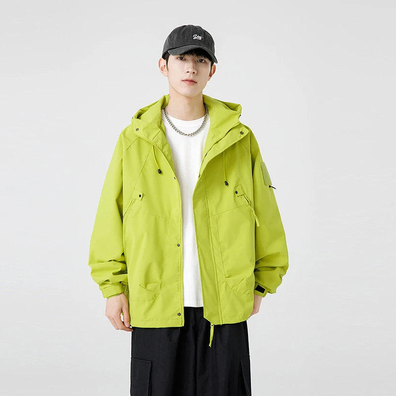 黑武士款高街休闲外套情侣款春秋季美式机能上衣服工装夹克冲锋衣