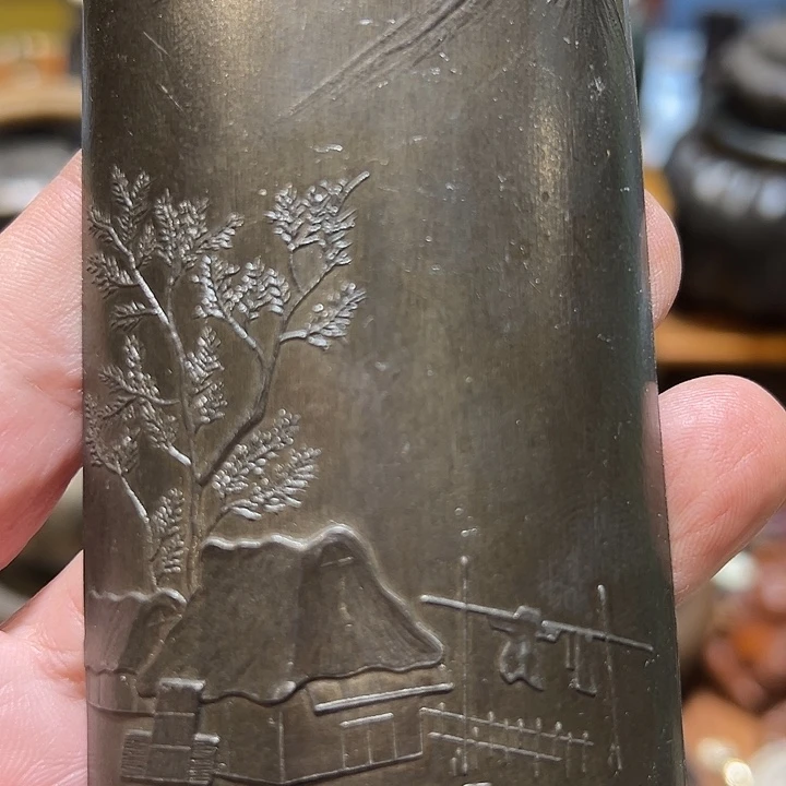 锡中古工艺品摆件