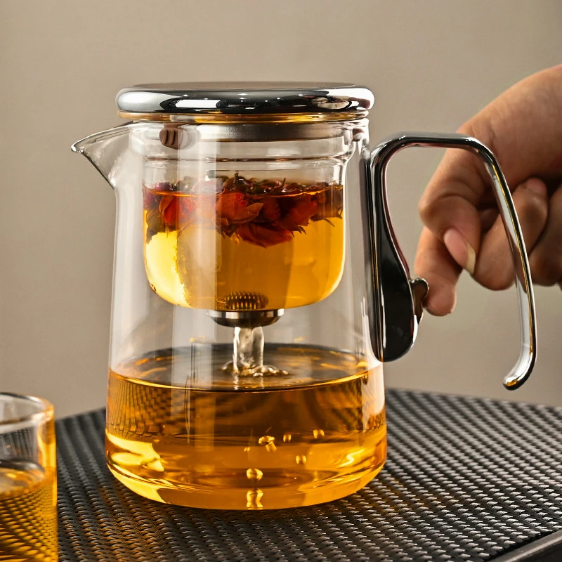 玻璃磁吸无杆飘逸杯茶水分离泡茶壶高档懒人泡茶器家用过滤冲茶具
