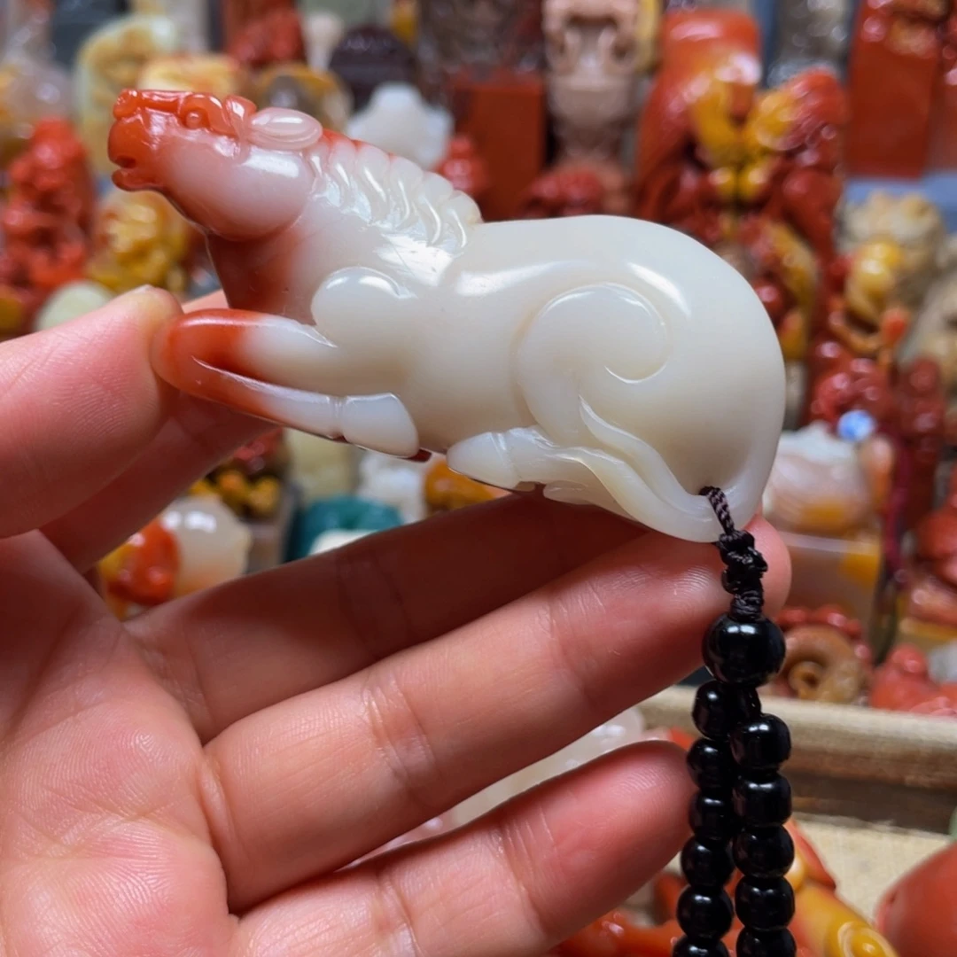 昌化石印石精美芙蓉