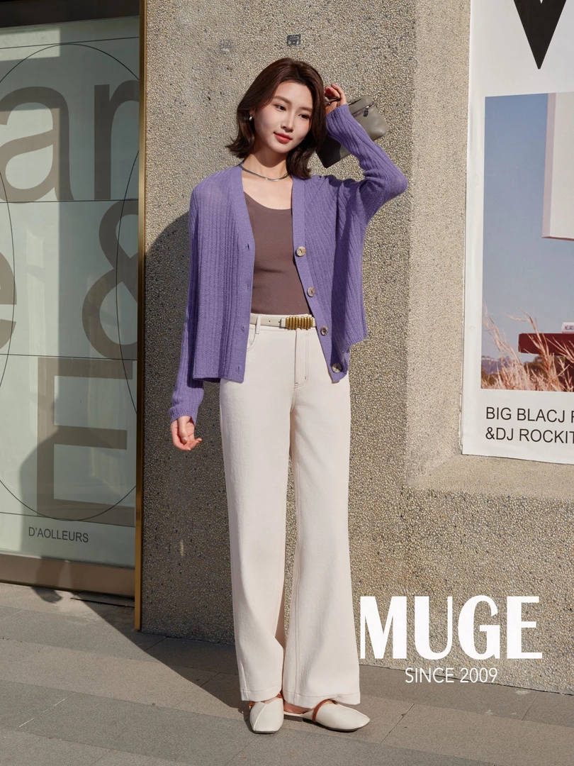 慕歌MUGE/时尚百搭开衫女装日奢风 522016