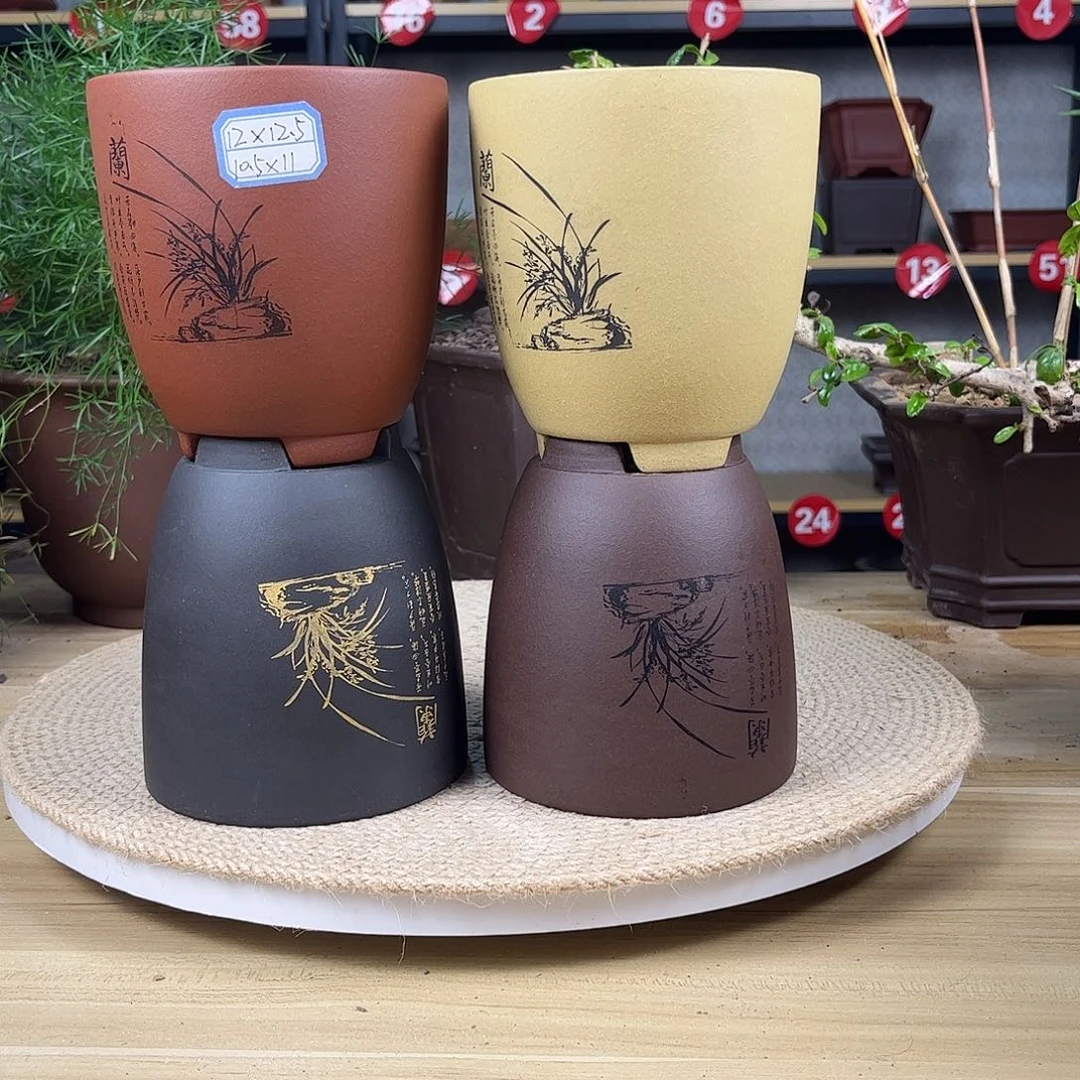 紫砂花盆紫砂花盆