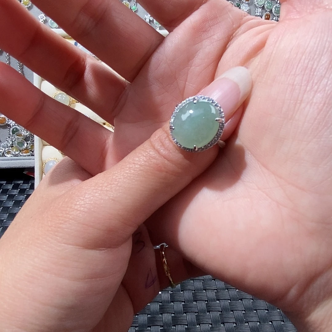 翡翠未镶嵌戒指缅甸