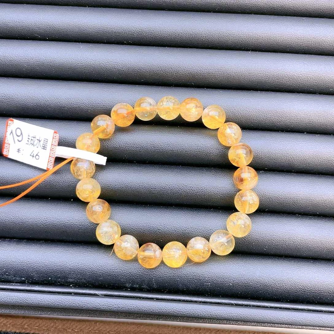 水晶手串未镶嵌黄水