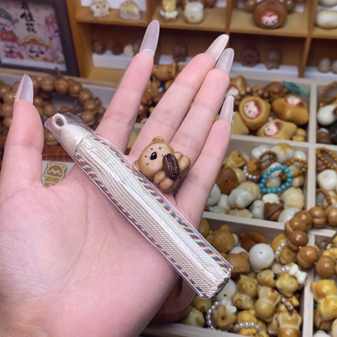 吊坠猴头核桃咖啡熊流苏