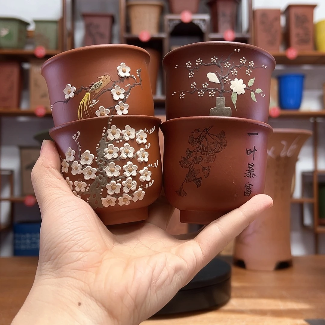 花盆紫砂周之夏精品紫砂花盆