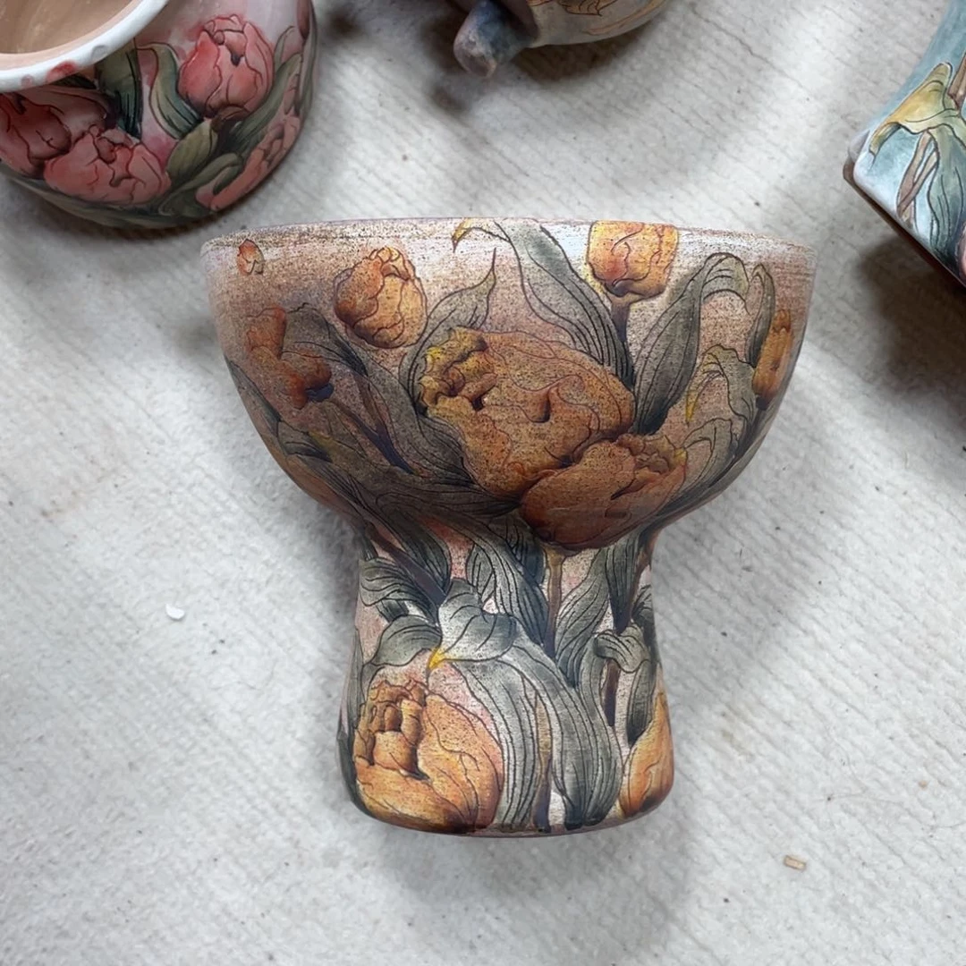 紫砂花盆n*o陶瓷多肉花盆瑕疵