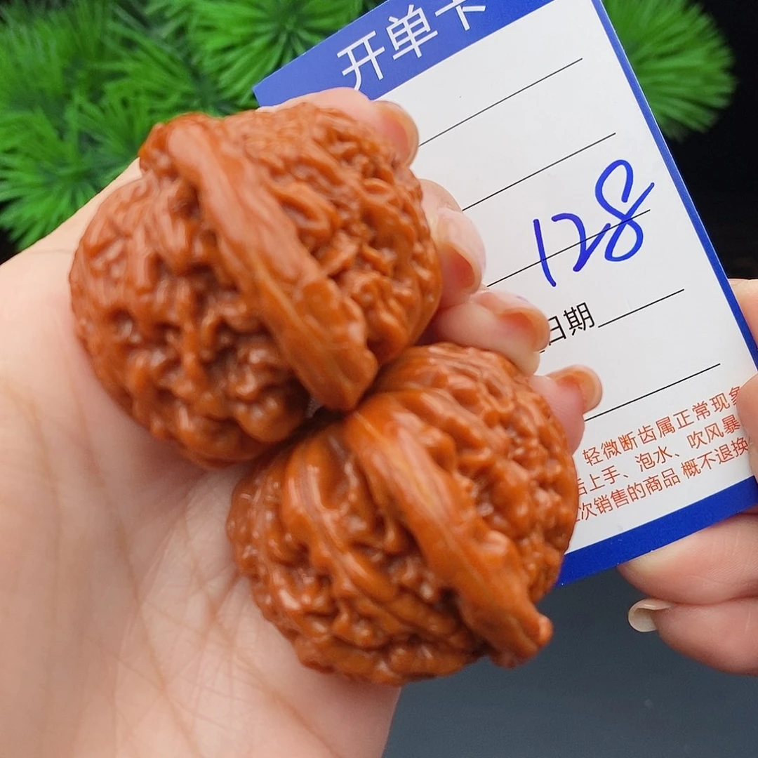 文玩核桃把件44四座楼128