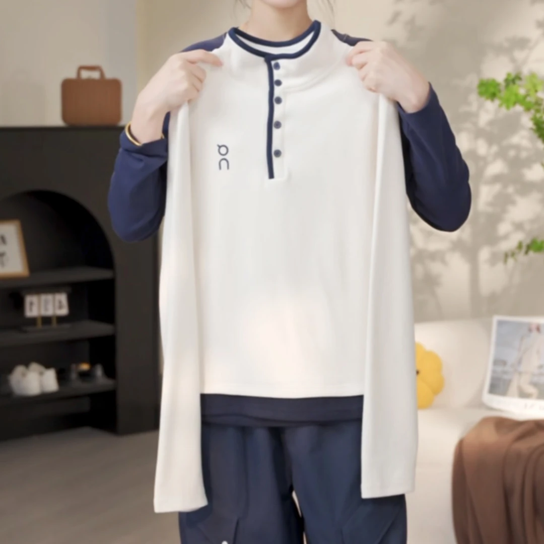 【涵妈推荐】女大童秋冬款韩版时尚半高领磨毛打底衫初中生大码上衣