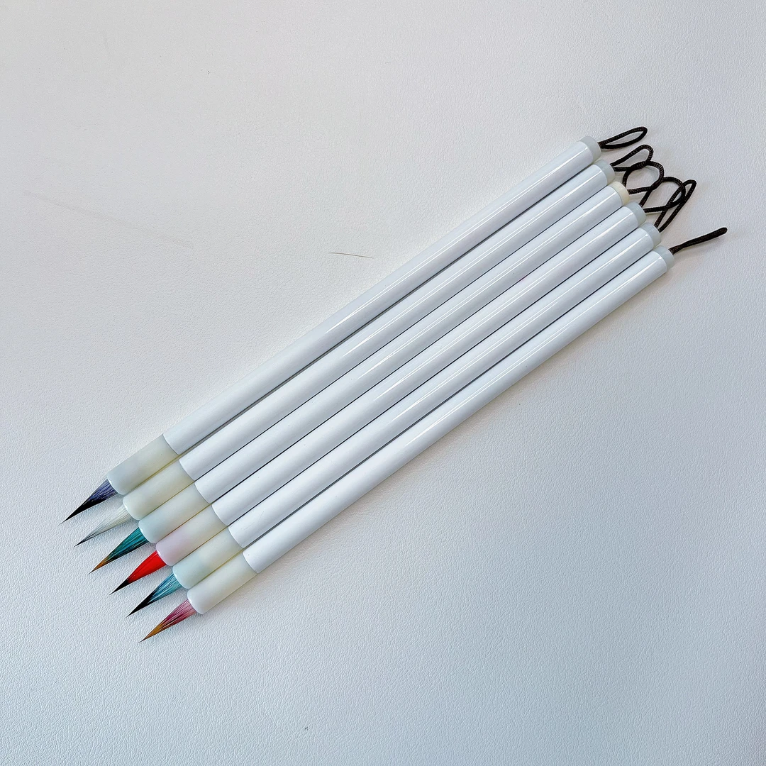 【小楷六支套装】出锋2.0口径0.5书画小楷毛笔