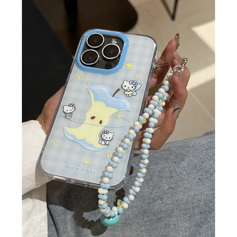 ins风格纹苹果KT适用iPhone苹果16/15手机壳13女华为vivo小米oppo