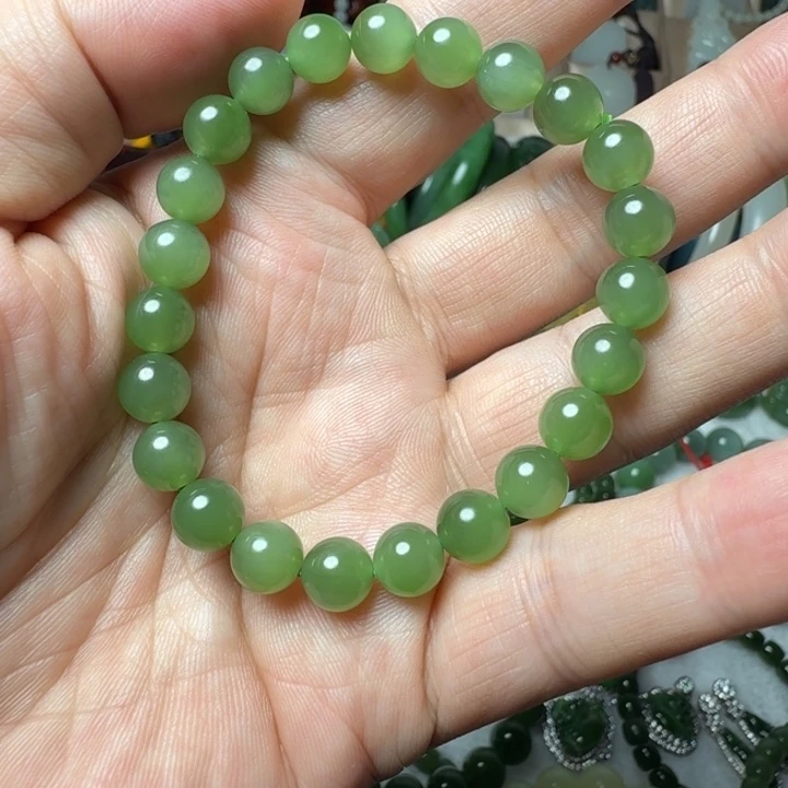 和田玉（碧玉）未镶嵌手串