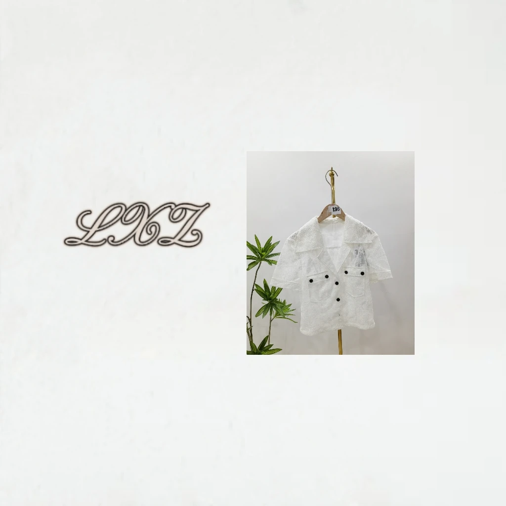 196-白色衬衫时尚百搭洋气女装气质