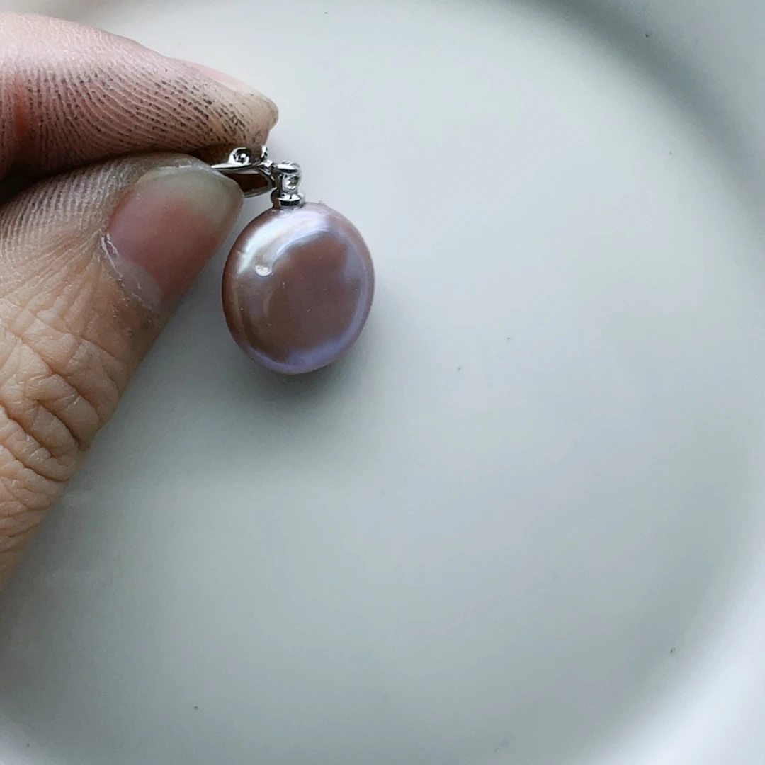 淡水珍珠颈饰钛钢