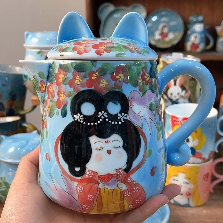 陶景德镇釉下手绘陶瓷