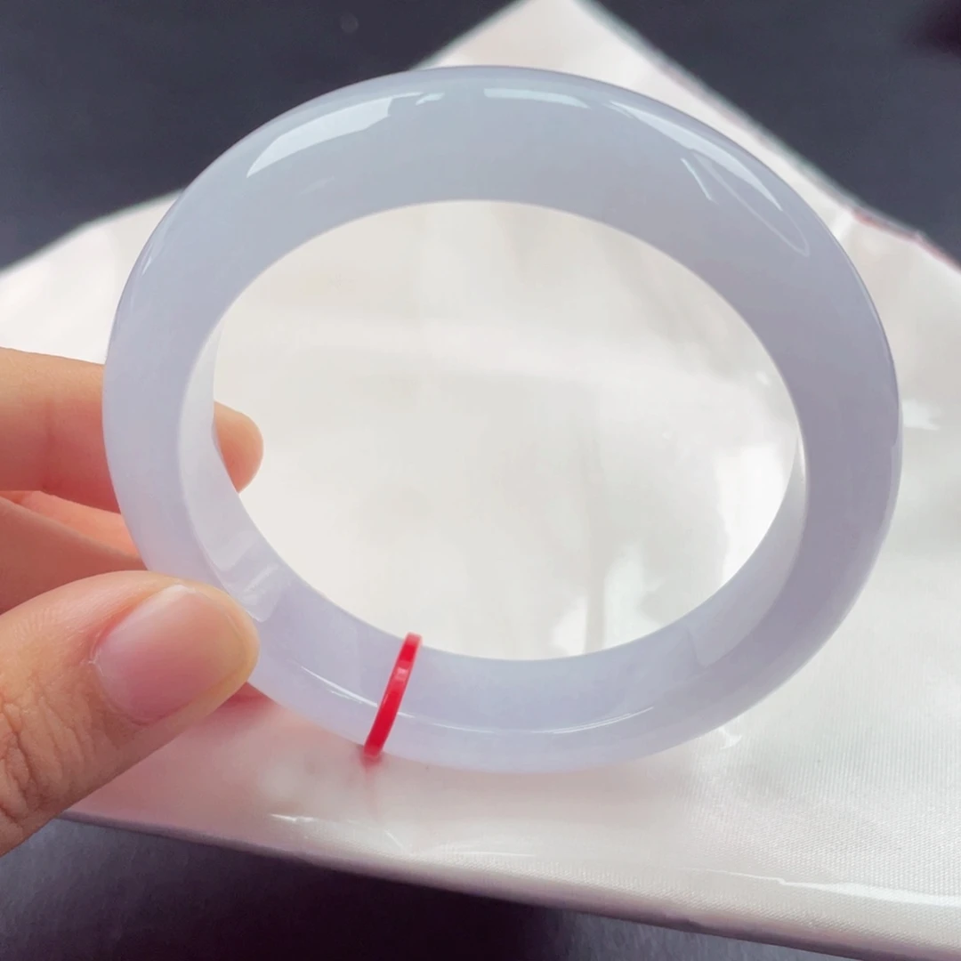 翡翠未镶嵌手镯56正圈