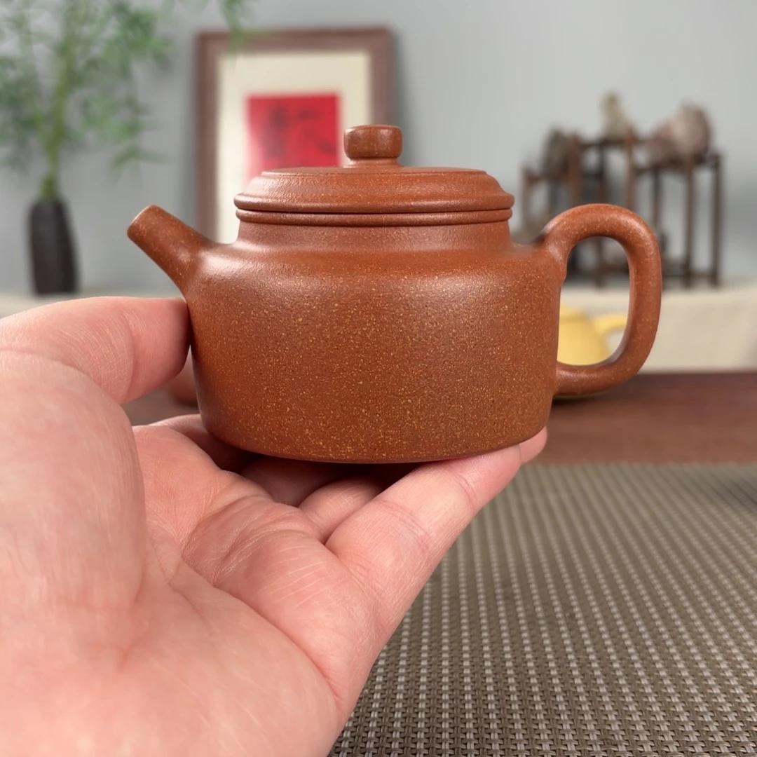 紫砂茶壶黄龙山原矿紫砂壶200