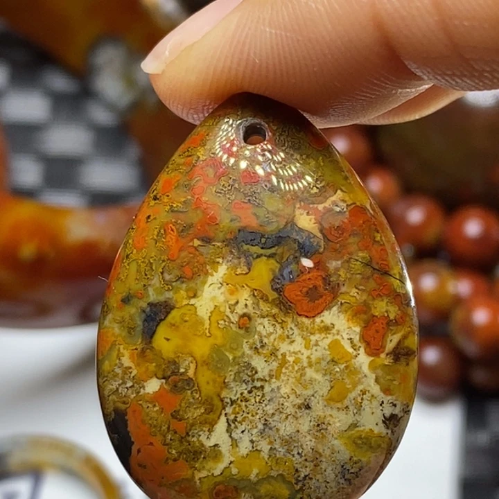 玛瑙/玉髓未镶嵌颈饰麦*