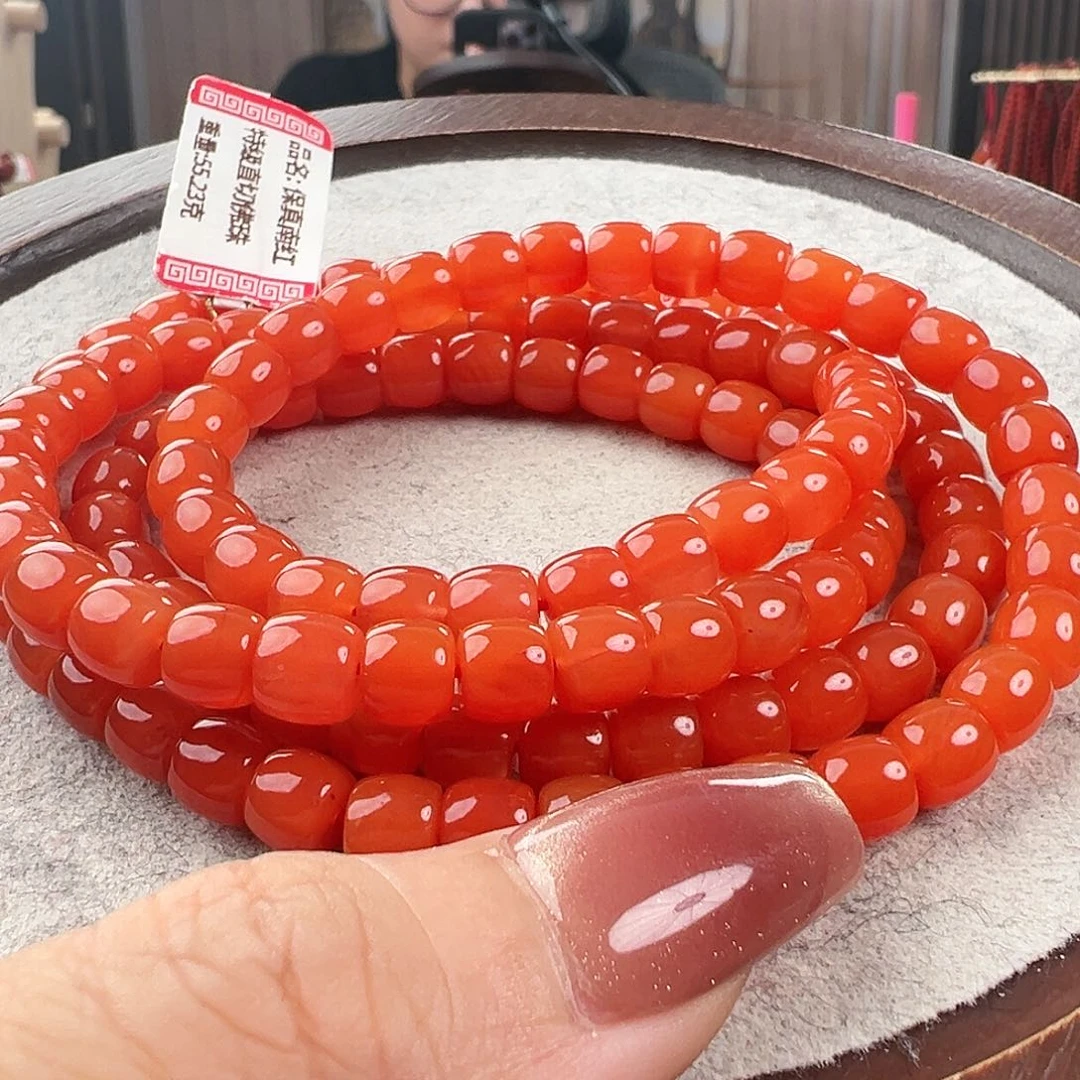 南红玛瑙多圈未镶嵌