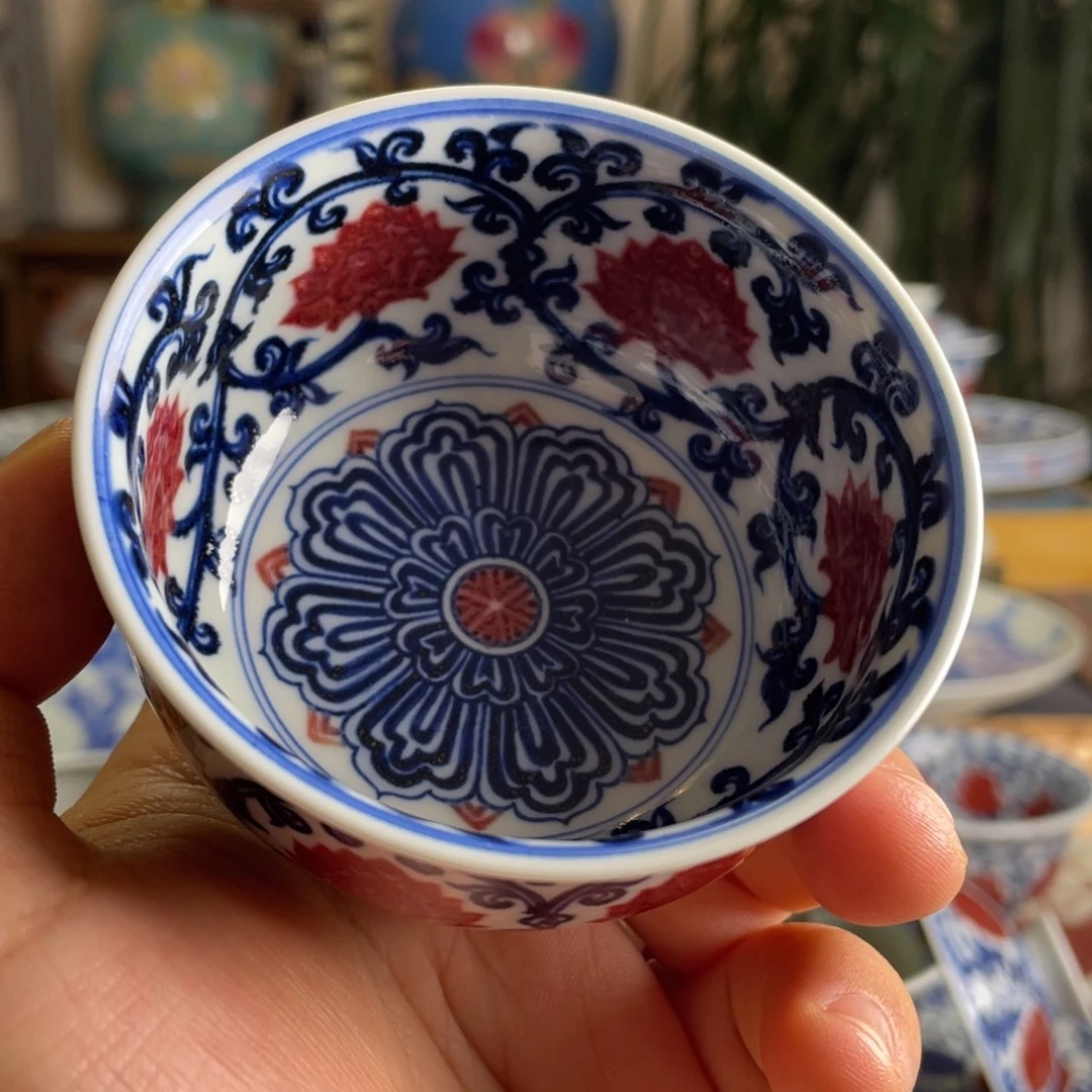 釉里红金刚莲杯子系列