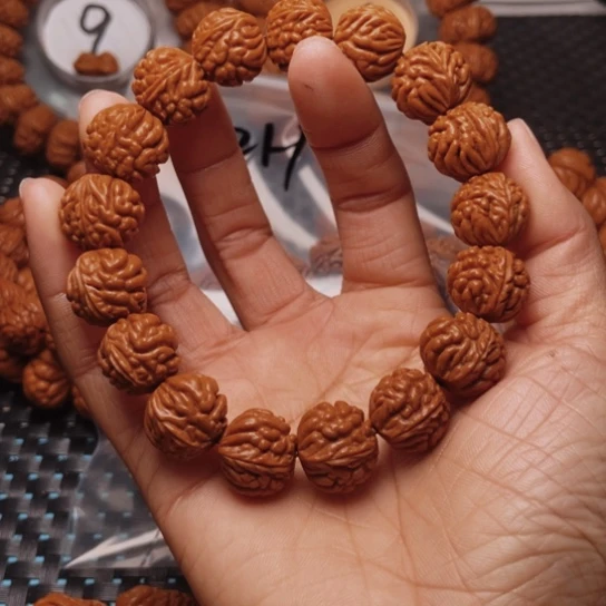 桃核手串龙纹桃核