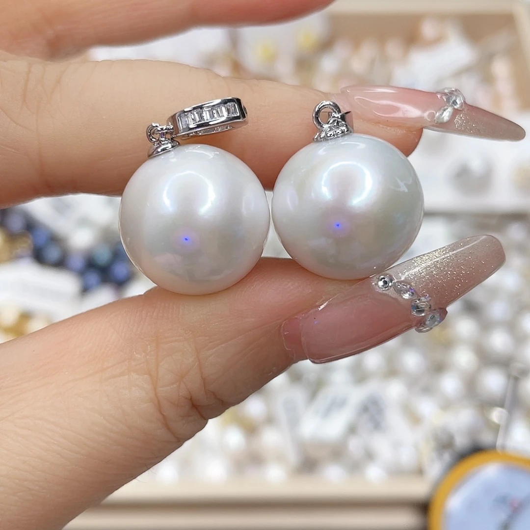 淡水珍珠未镶嵌套链桃**子