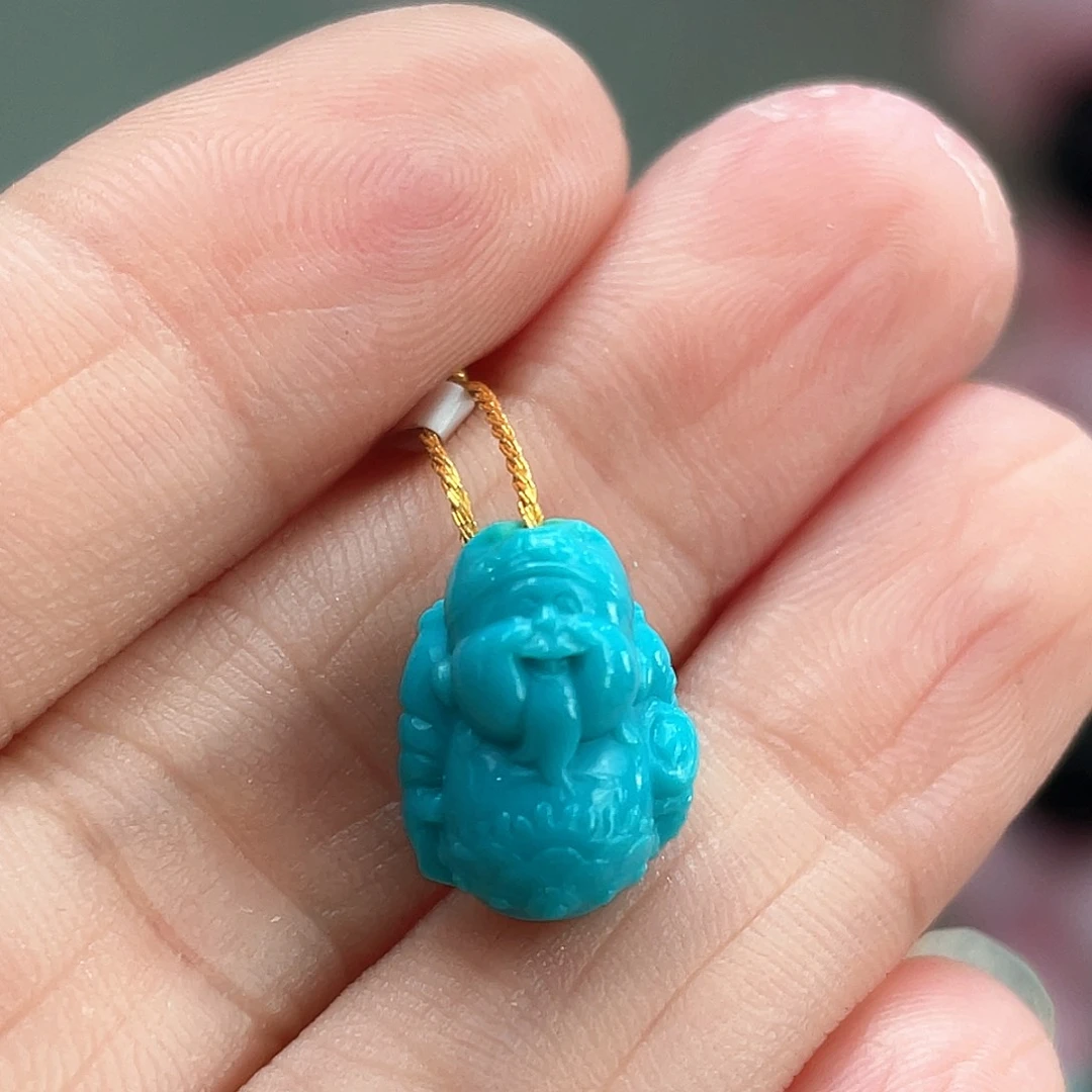 绿松石未镶嵌颈饰