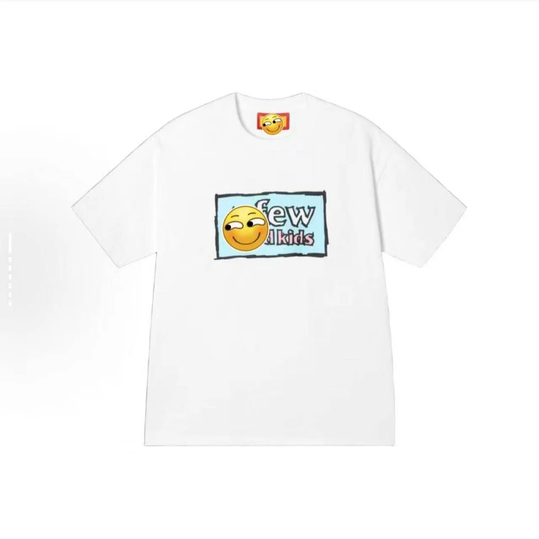 AF 复古涂鸦字母宽松短袖 男女同款