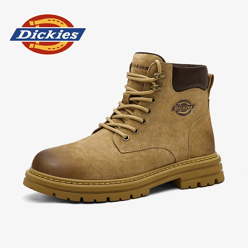 Dickies男鞋时尚百搭英伦风马丁靴男款秋冬厚底靴子户外工装靴