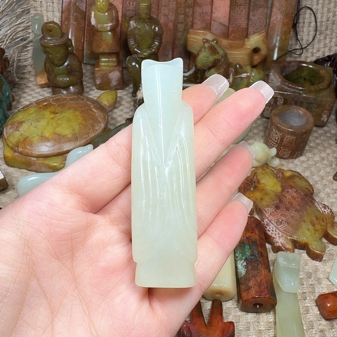 白玉菩提吊坠挂件