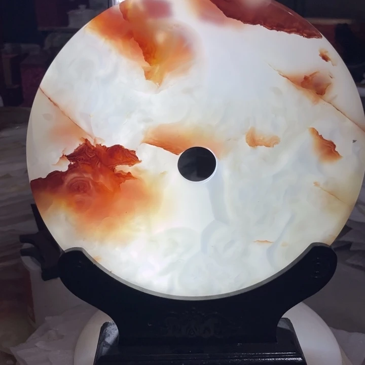 石材精品家居摆件平安扣