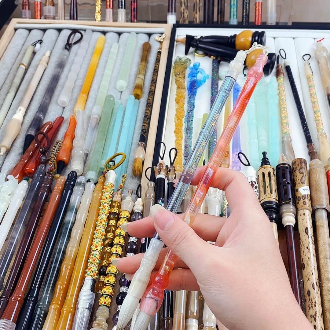 碧海和桃红出锋3.0兼毫两支