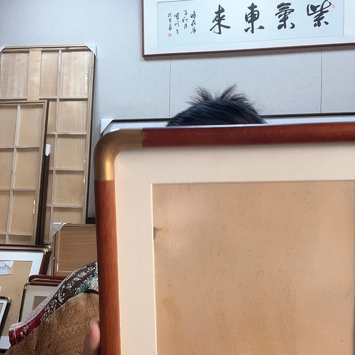 暖***叔实木单面款阿4摆台花