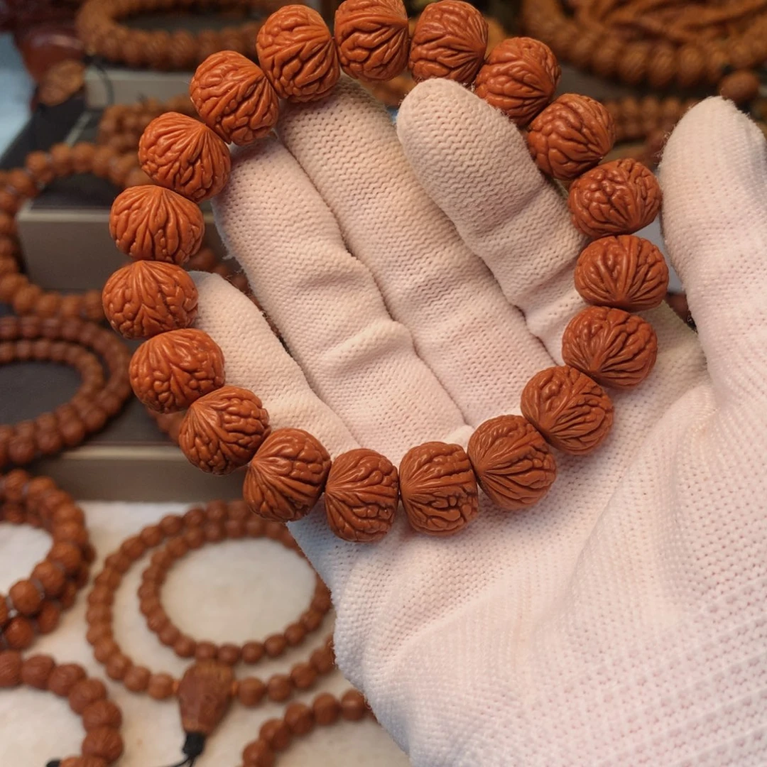 手串桃核秦岭龙纹