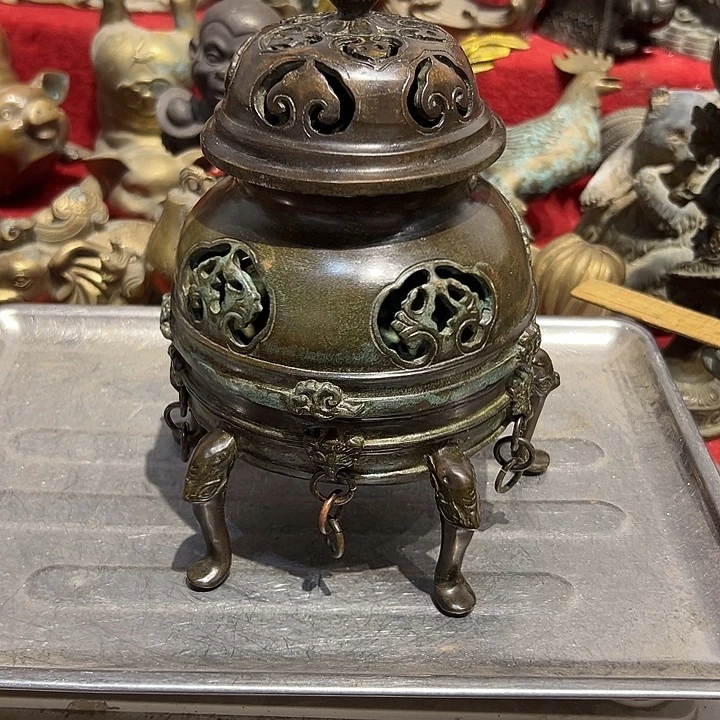 黄铜摆件，文房工艺品摆件