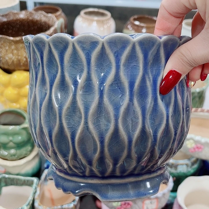 多肉陶瓷花盆满10元包邮