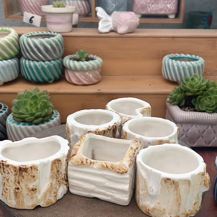 拇指盆半手工花盆浮力炸啦