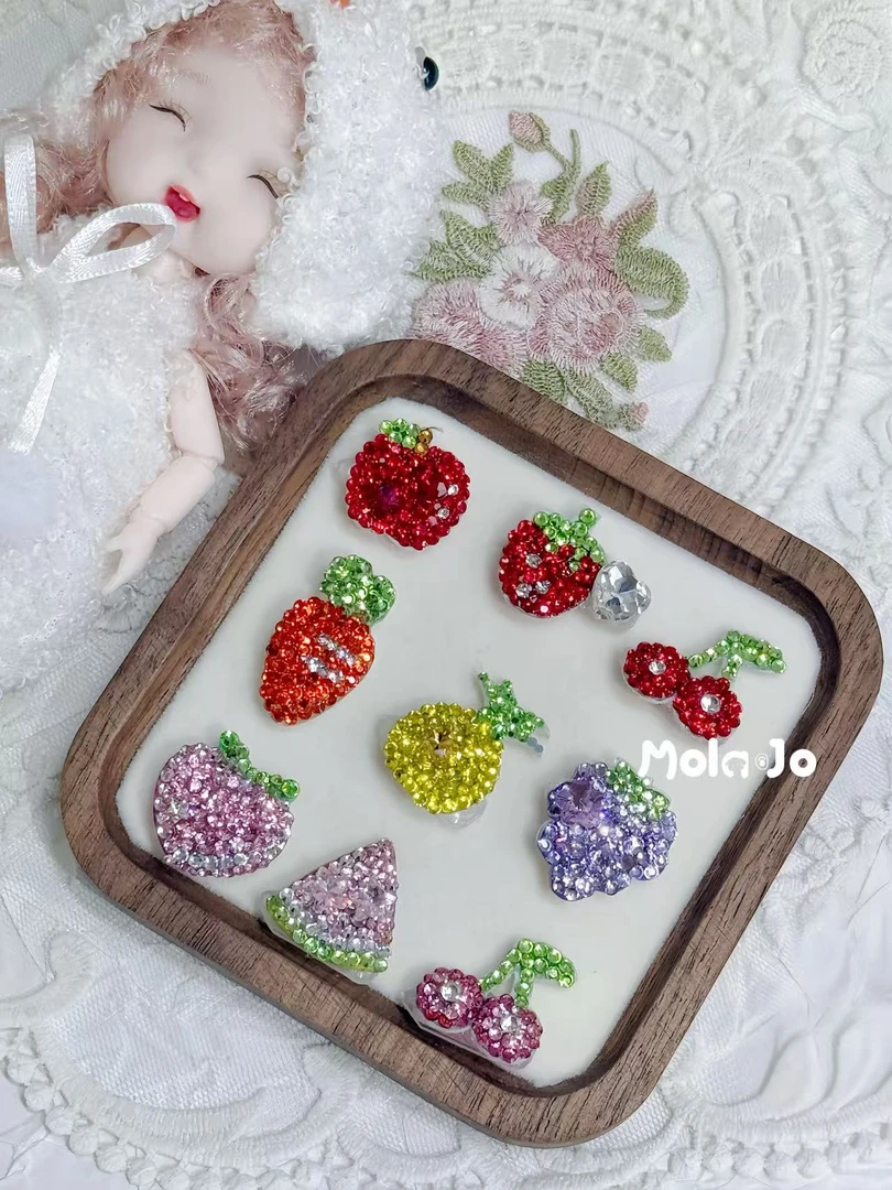 MOLA宠物发夹超闪满钻卡扣/头绳随机一个（可备注许愿款式）