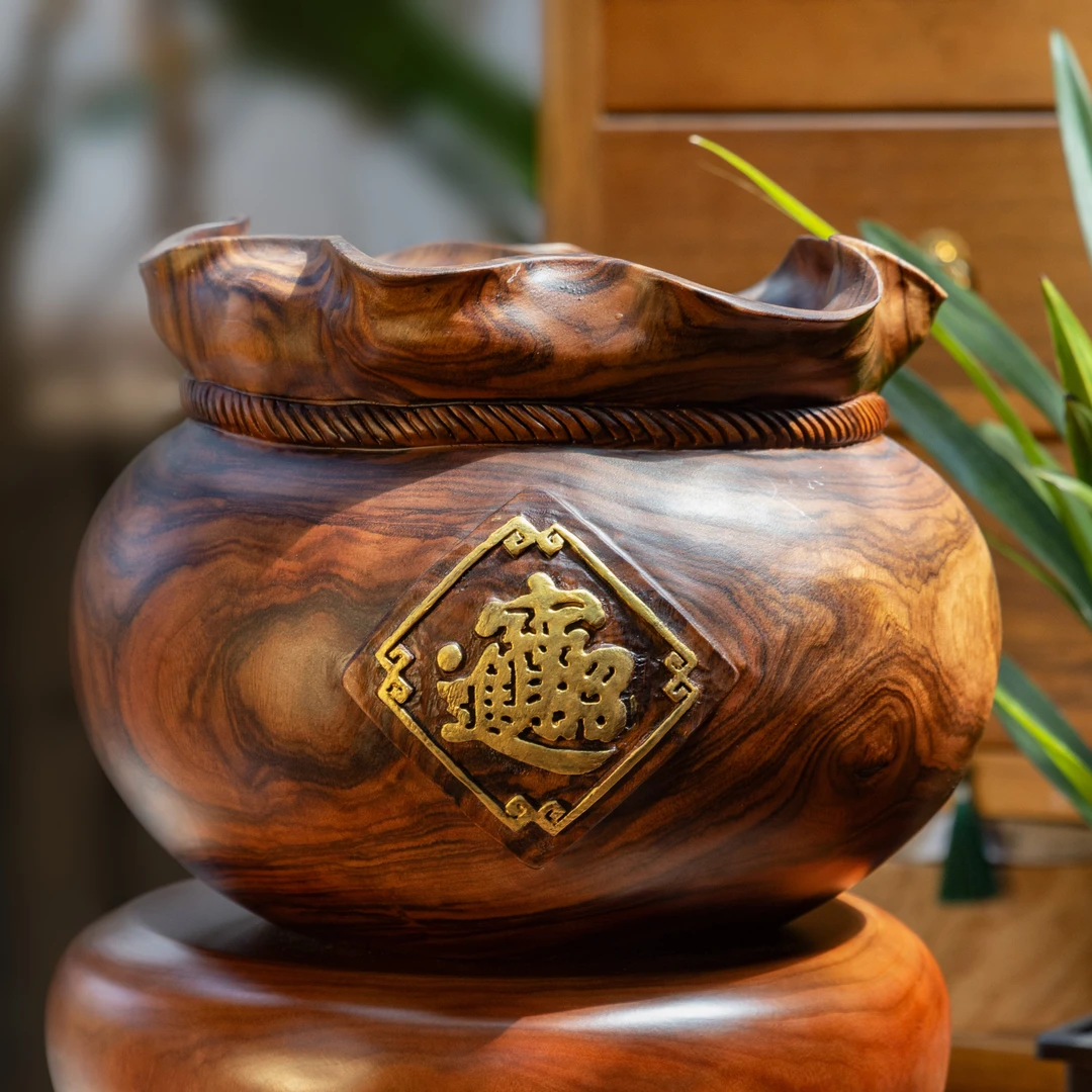 森活林《大聚宝盆》创意摆件