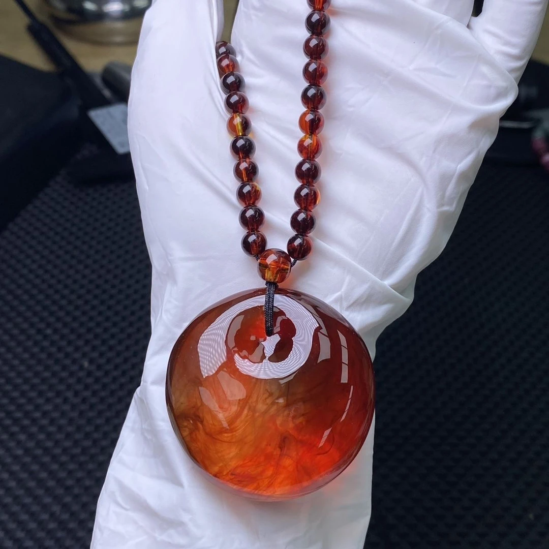 血丝泊公主扣吊坠套链-250