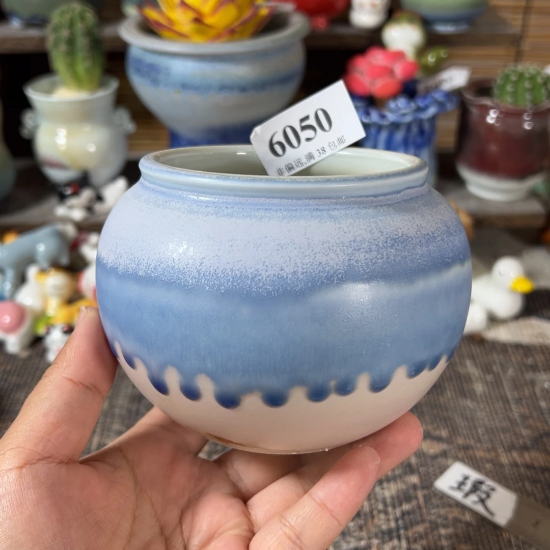 口8 手工花盆满30包邮