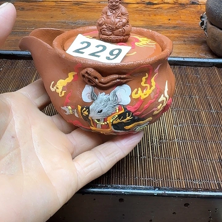 纯手工制作粗陶茶具