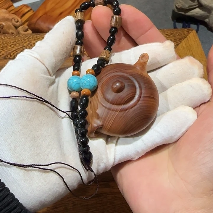 柏木（崖柏）全陈化老料把件